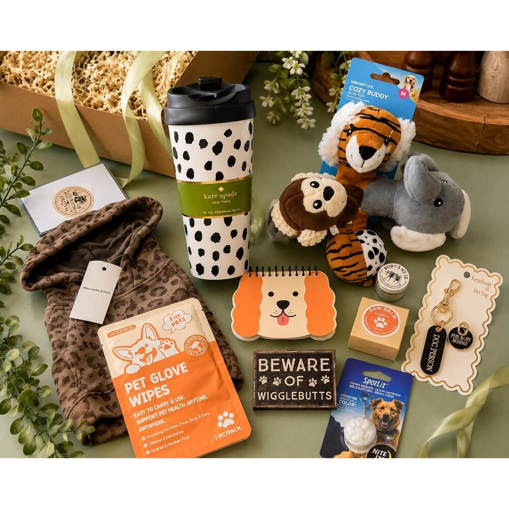 Dog Mom Gift Box | Dog Lover Care Package, Birthday Present